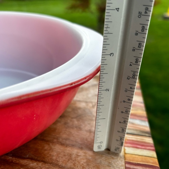 2 Qt Pyrex Pink Flamingo Vintage Casserole Dish with Lid 1950s-1960s - Picture 4 of 9